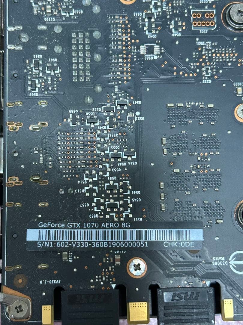 MSI AERO GTX1070 8GB ゲーミングPC 自作PC グラボ