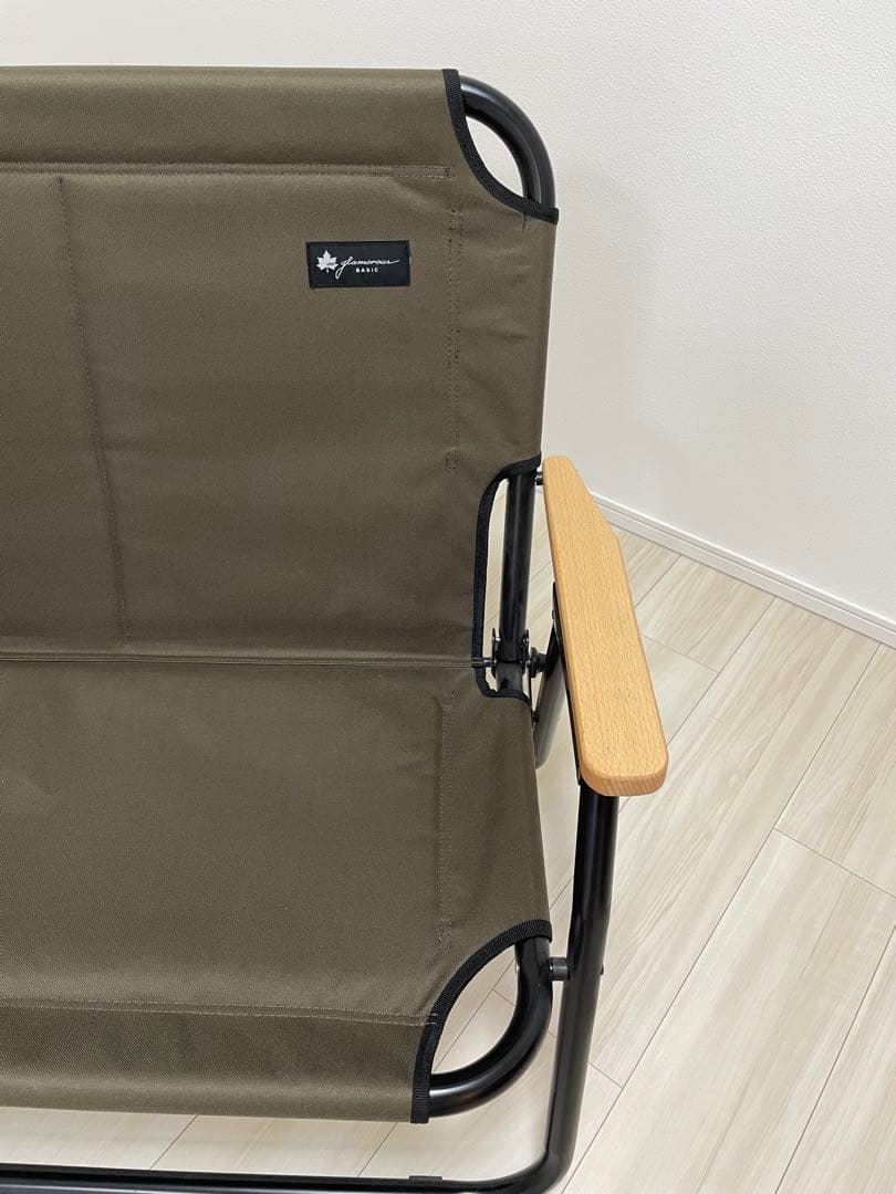 LOGOS GLAMBASIC CHAIR FOR 2 ブラウン