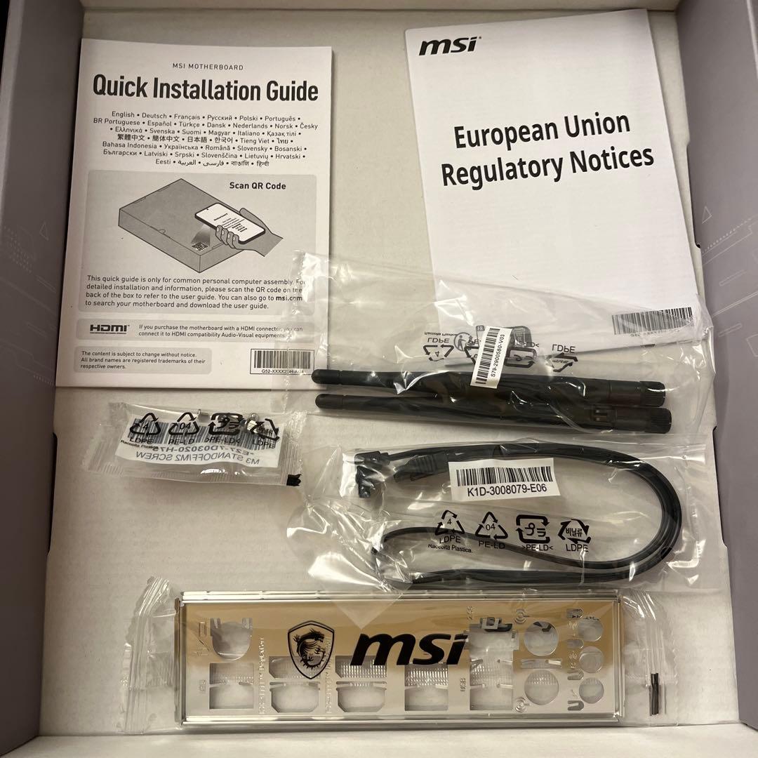 【未使用品】MSI B760M GAMING PLUS WIFI マザーボード