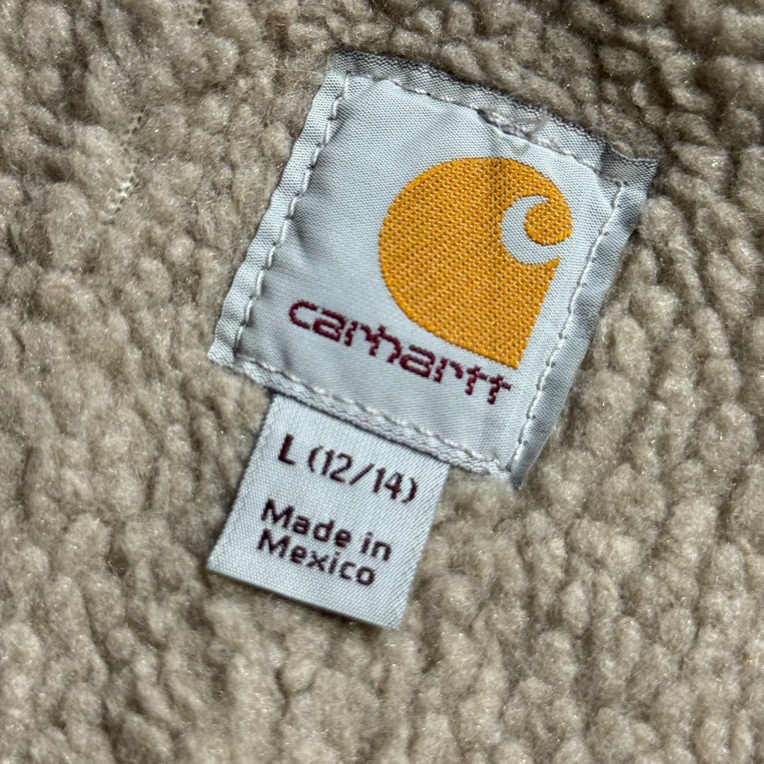 カーハート ダックベスト 裏ボア フルジップ ワークウェア ビンテージ USA