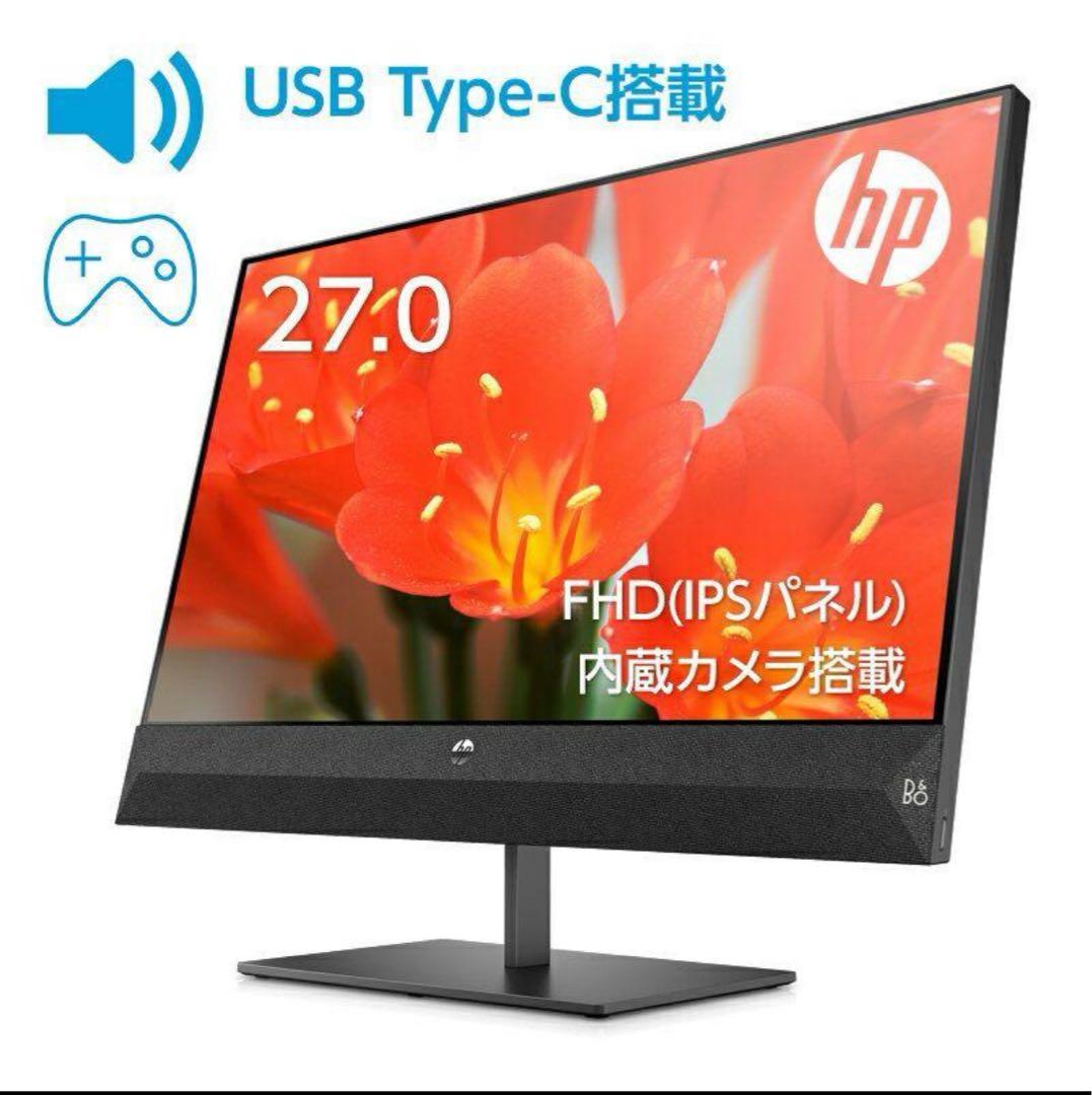 【ジャンク】HP Pavilion 27 FHD ディスプレイ 画面割れあり