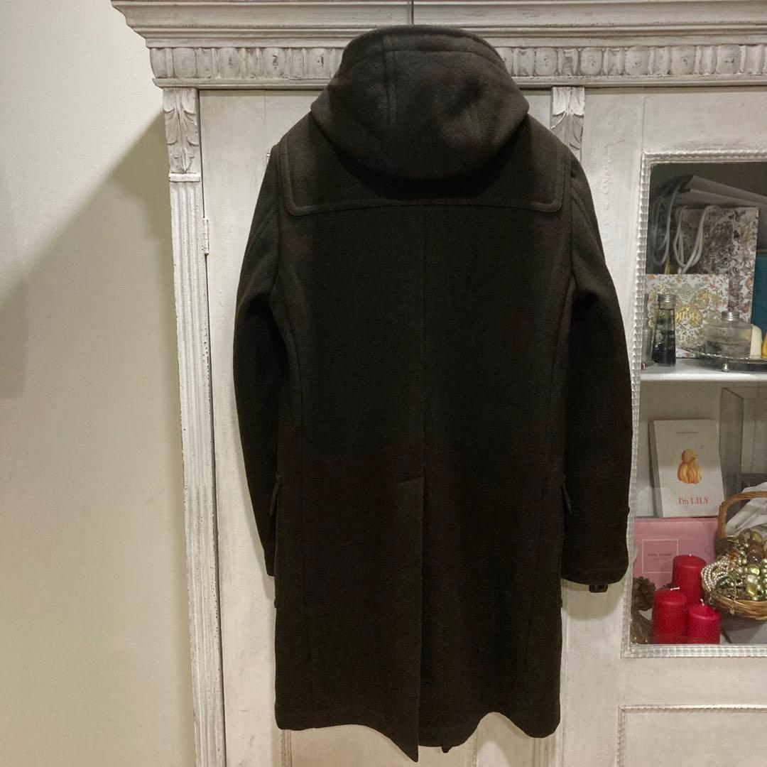 ジョンローレンスサリバン ダッフルコート 38 ダークブラウン ウール