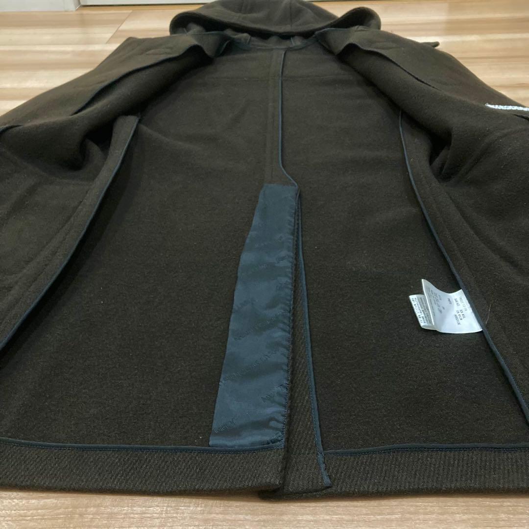 ジョンローレンスサリバン ダッフルコート 38 ダークブラウン ウール