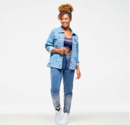 Zumba ☆正規品 ☆デニム パンツBlue Jean Knit Pants