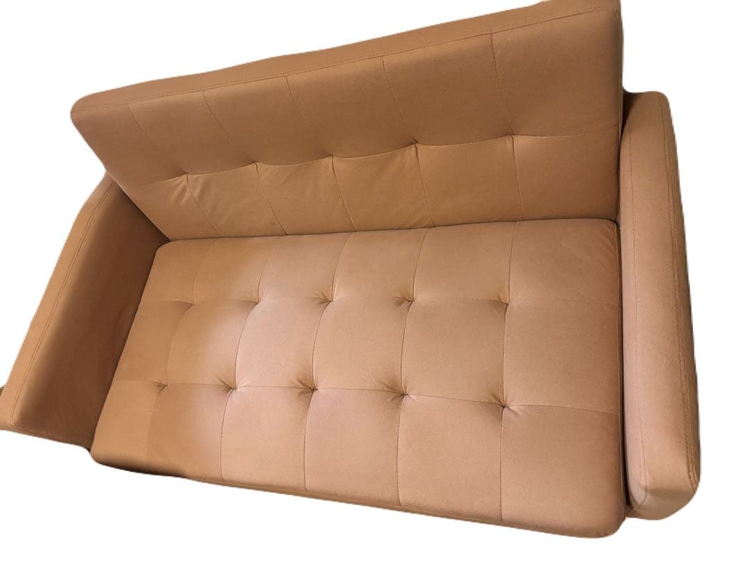 モダン ピンクベージュ ソファ 2人掛け