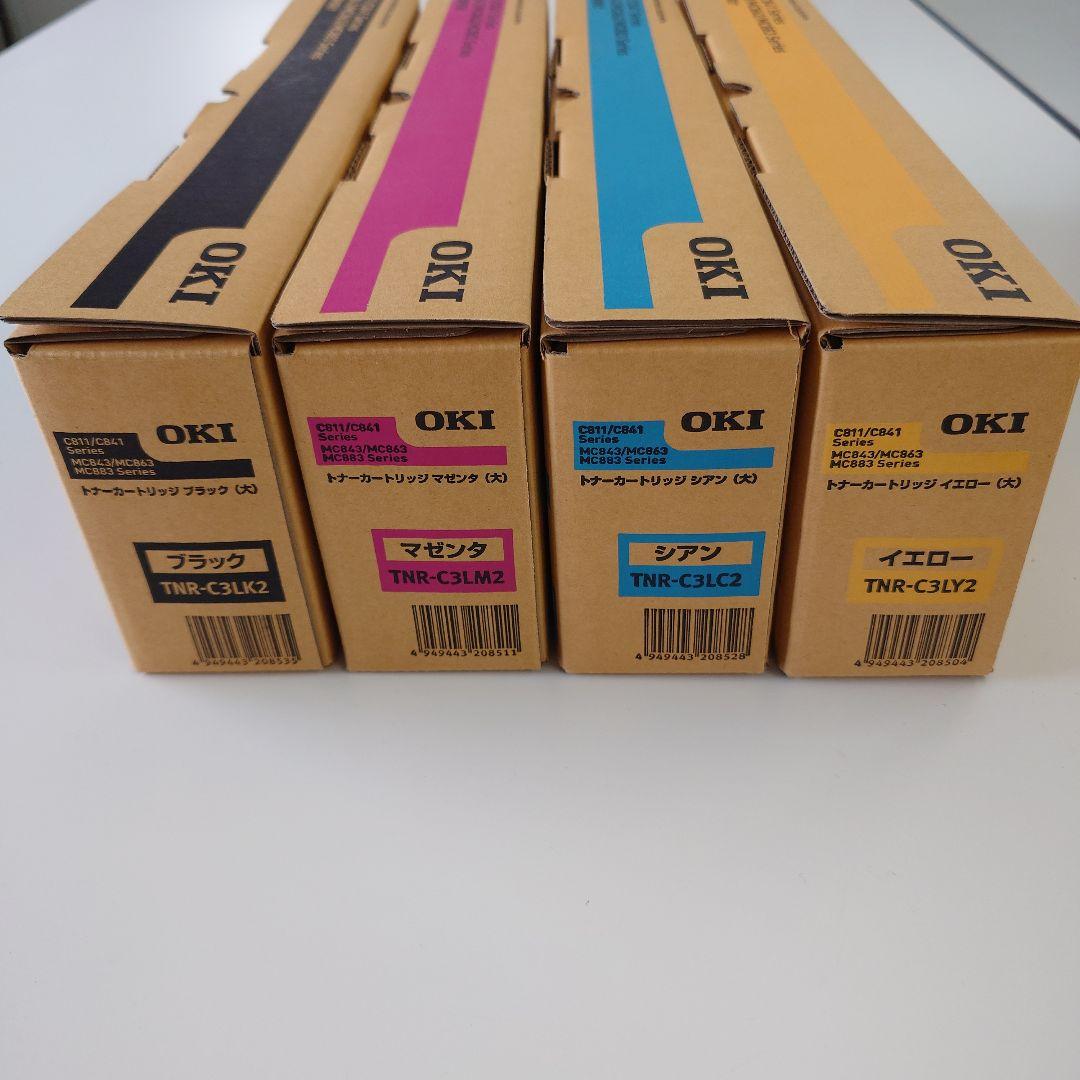 OKI トナーカートリッジTNR-C3LK2/C2/M2/Y2 4色セット