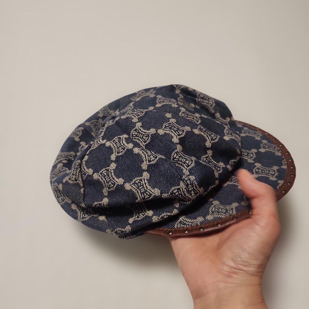 セリーヌのデニム風キャスケット