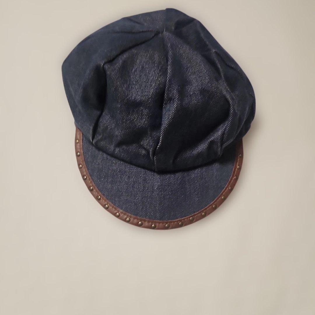 セリーヌのデニム風キャスケット