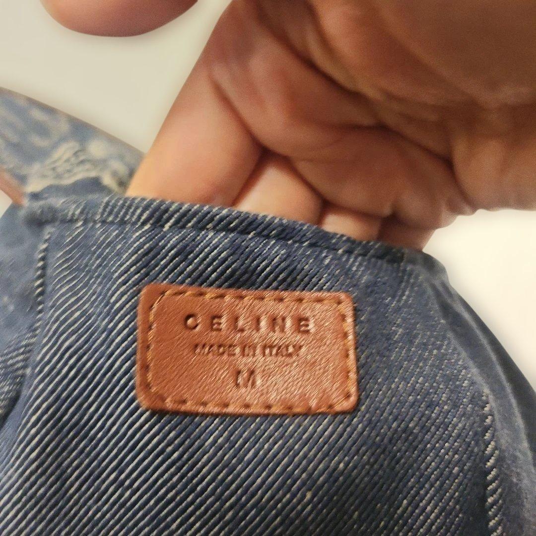 セリーヌのデニム風キャスケット