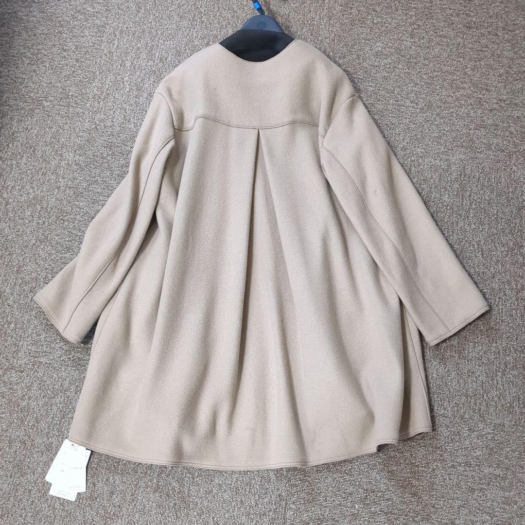 新品タグ付き トゥモローランド　Ballsey ノーカラーコート　ベージュ