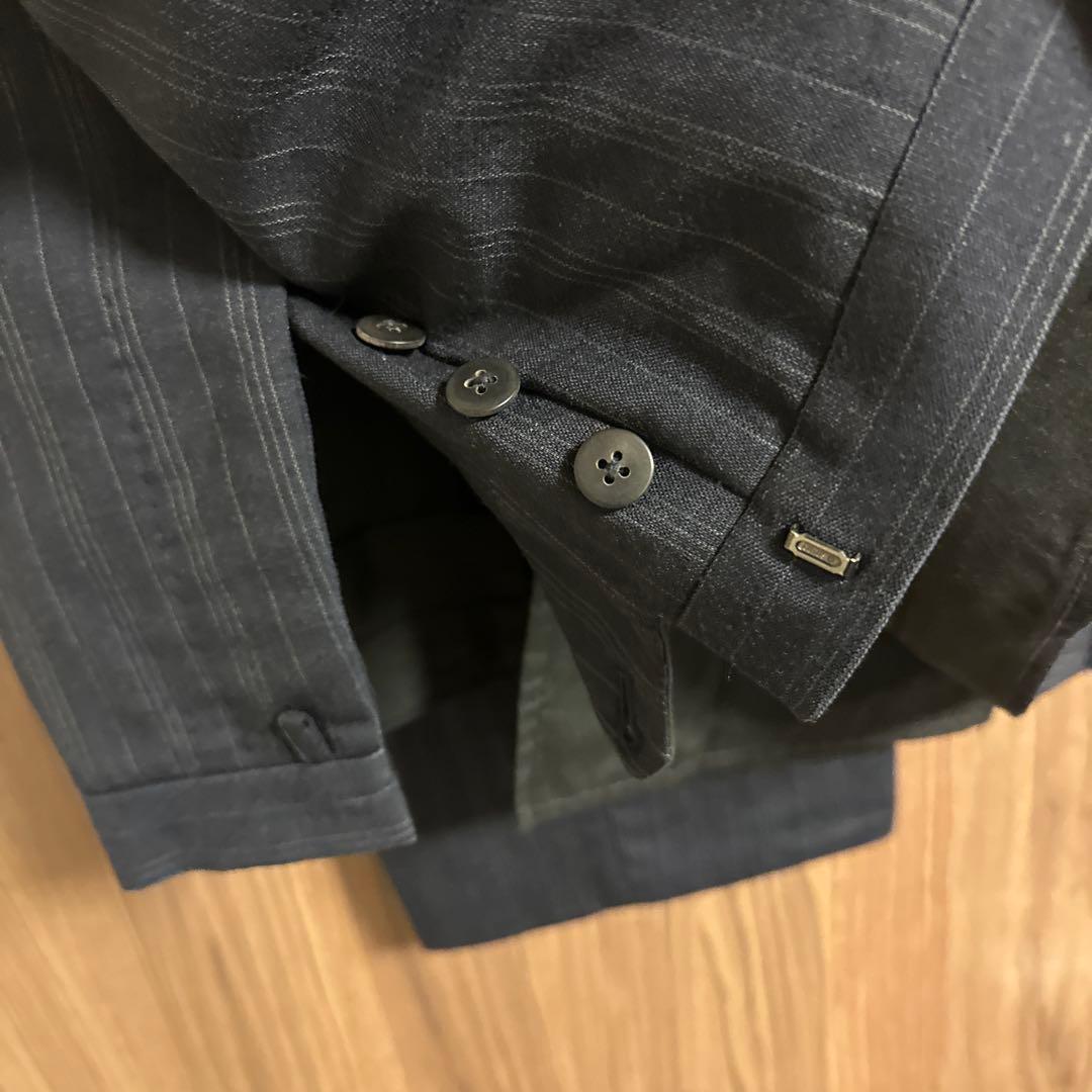 JIL SANDER ネイビー ストライプ スーツ50