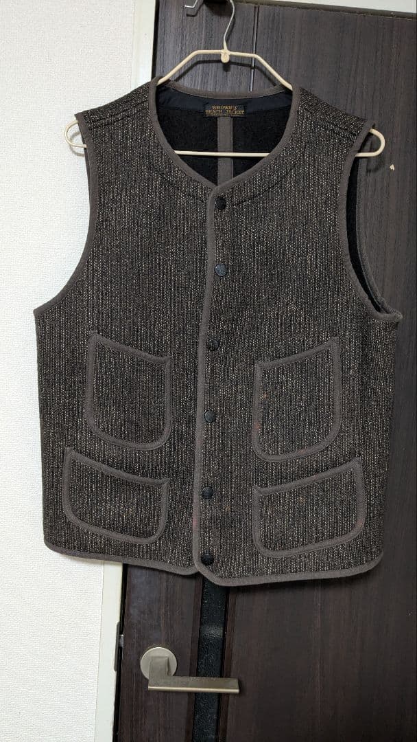 Brouin's Beach Jacket サイズ36 ブラウン