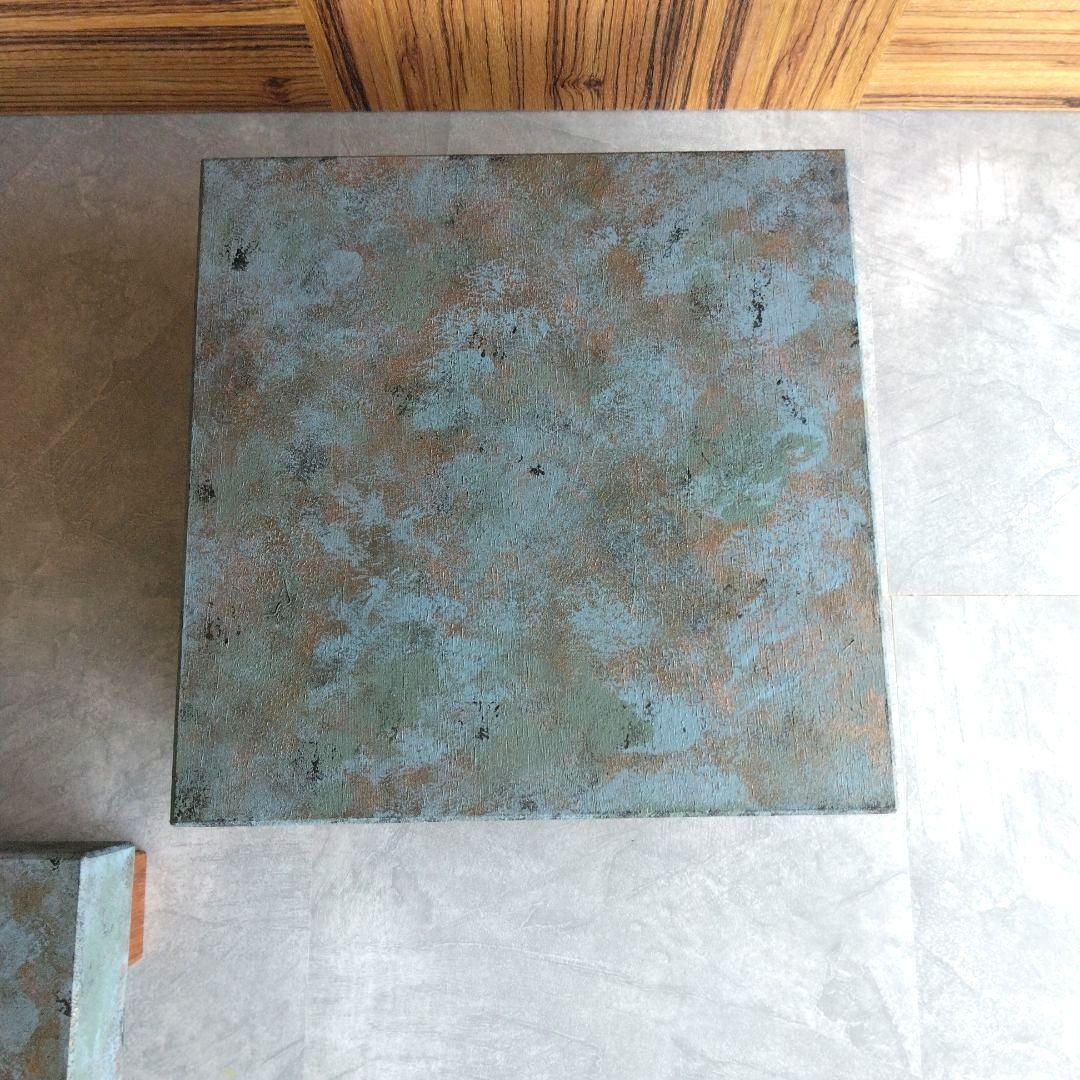 スピーカースタンド一対　青銅風仕上げ