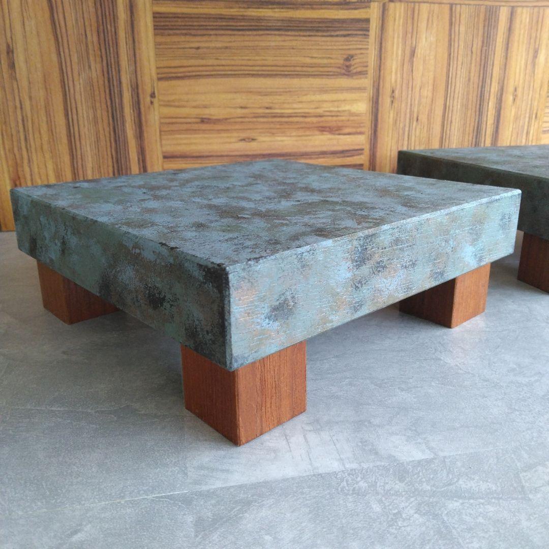 スピーカースタンド一対　青銅風仕上げ