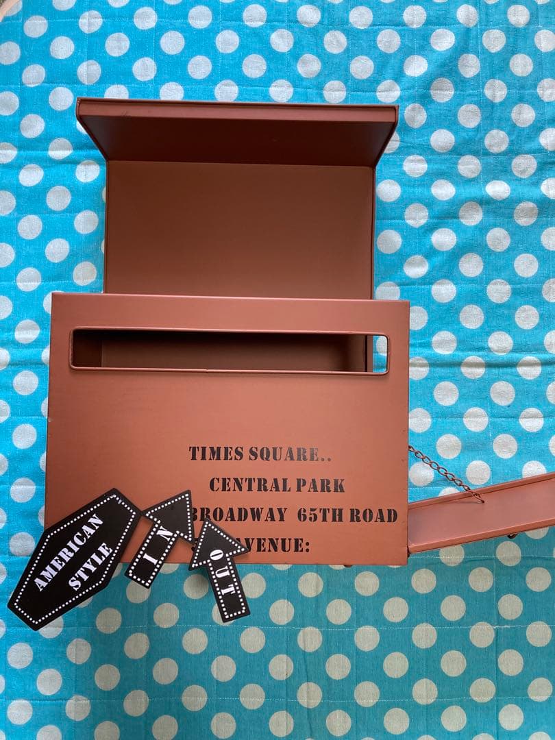 値下げ⤵︎⤵︎未使用　郵便ポスト　男前インテリアポスト