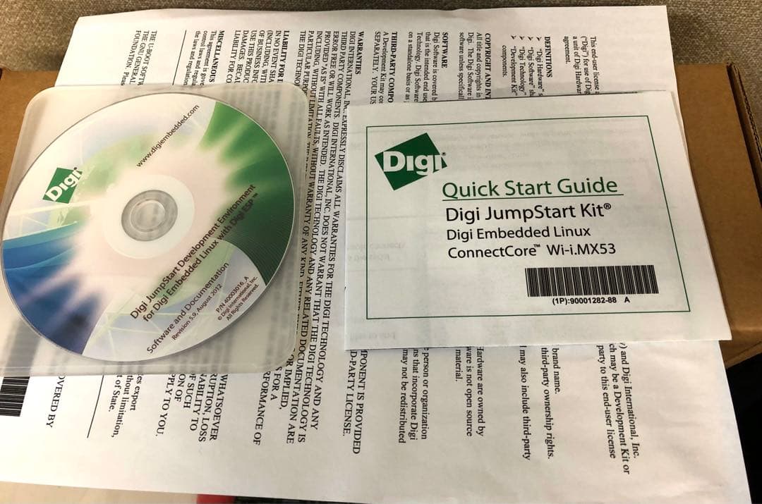 DiGi 開発キット ConnectCore Wi-i.MX53 技適付