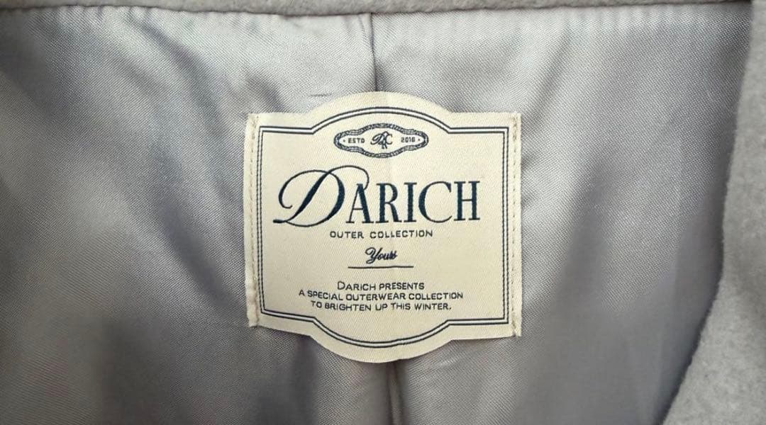 み*わ様 Darich ウエストベルトプリンセスラインコート GRY