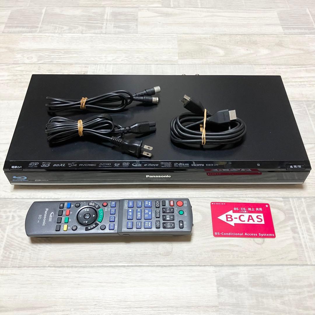 パナソニック　DMR-BWT510 動作品　ブルーレイレコーダー　500GB