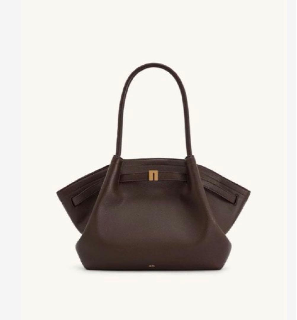 JW PEI Hana ミディアムトートバッグ - ダークブラウン