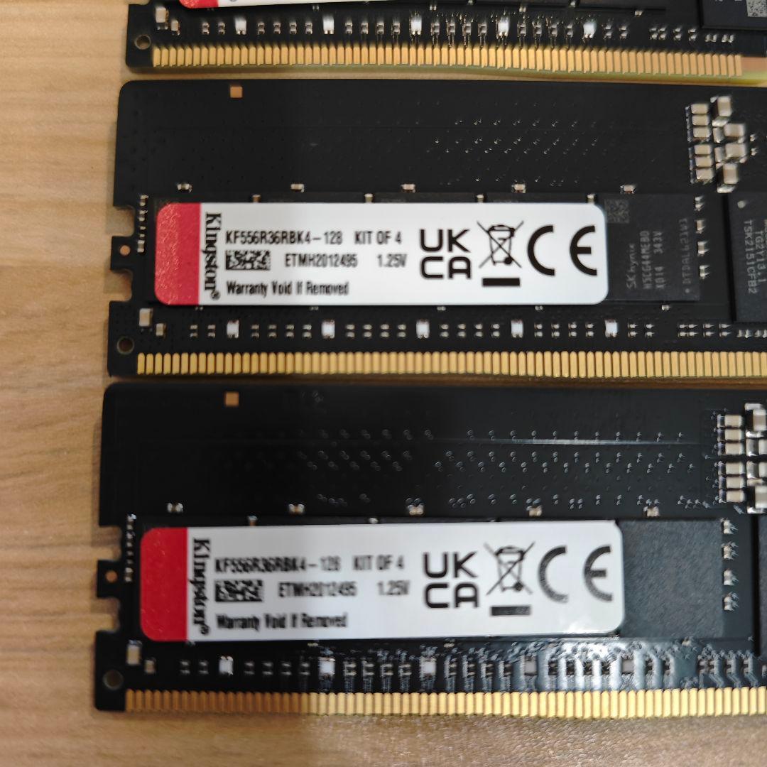 専用新品PC5-44800 DDR5 5600 128GB RDIMM メモ @