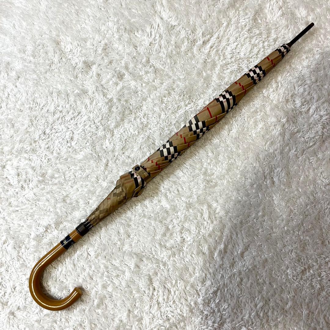 ✨美品✨Burberry バーバリー 長傘 雨傘 ノバチェック