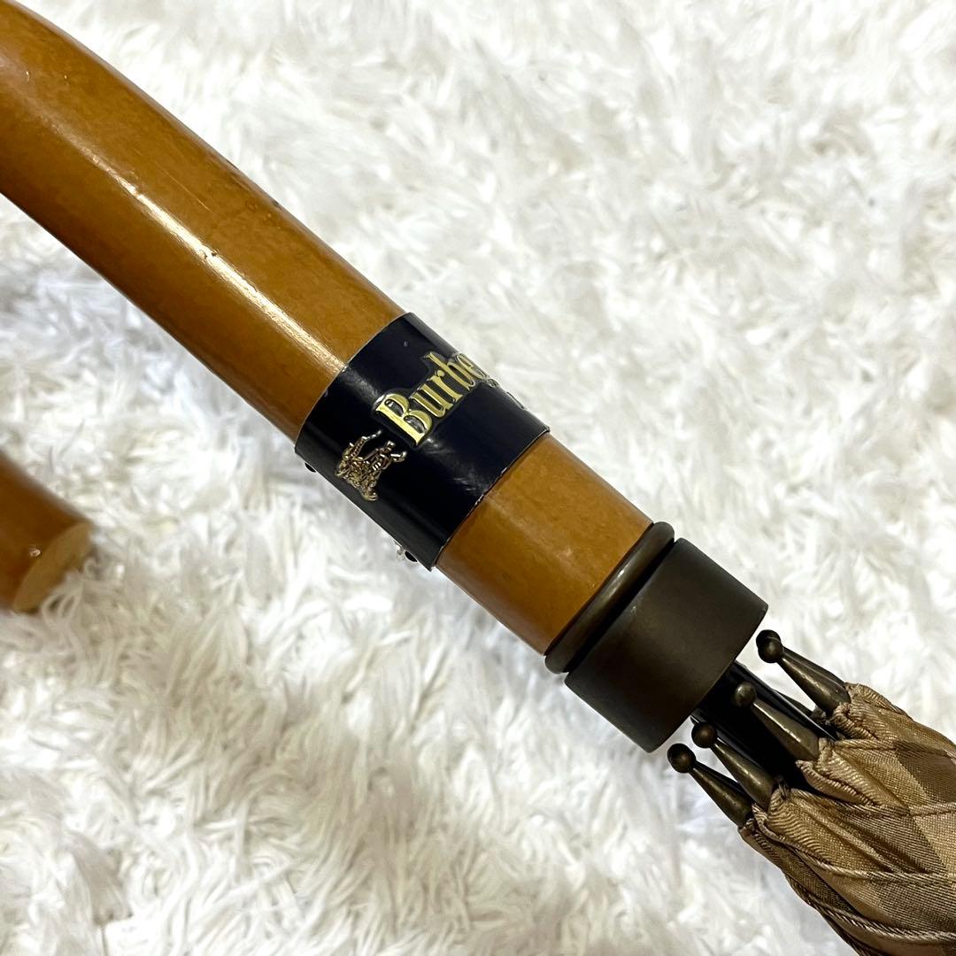 ✨美品✨Burberry バーバリー 長傘 雨傘 ノバチェック