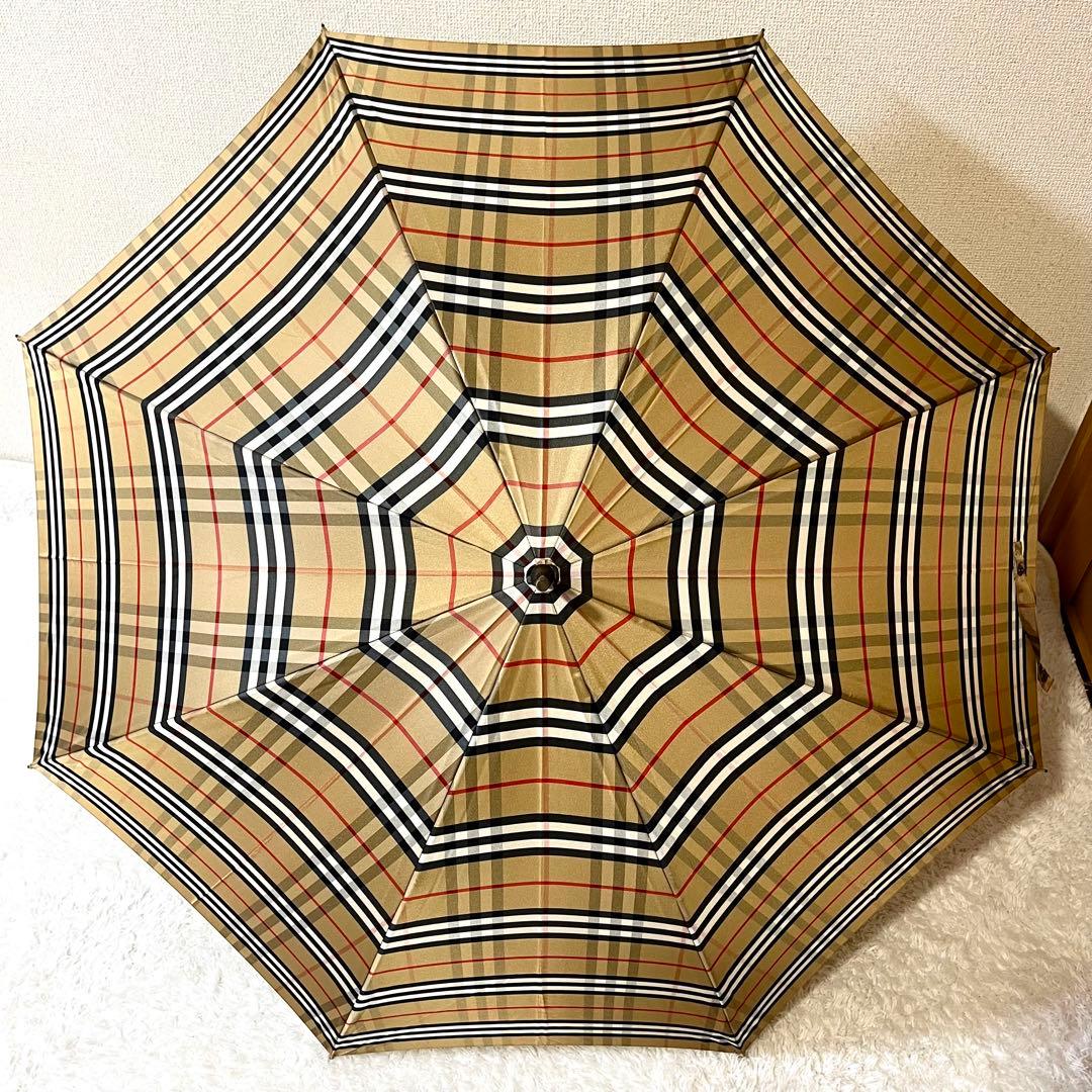 ✨美品✨Burberry バーバリー 長傘 雨傘 ノバチェック