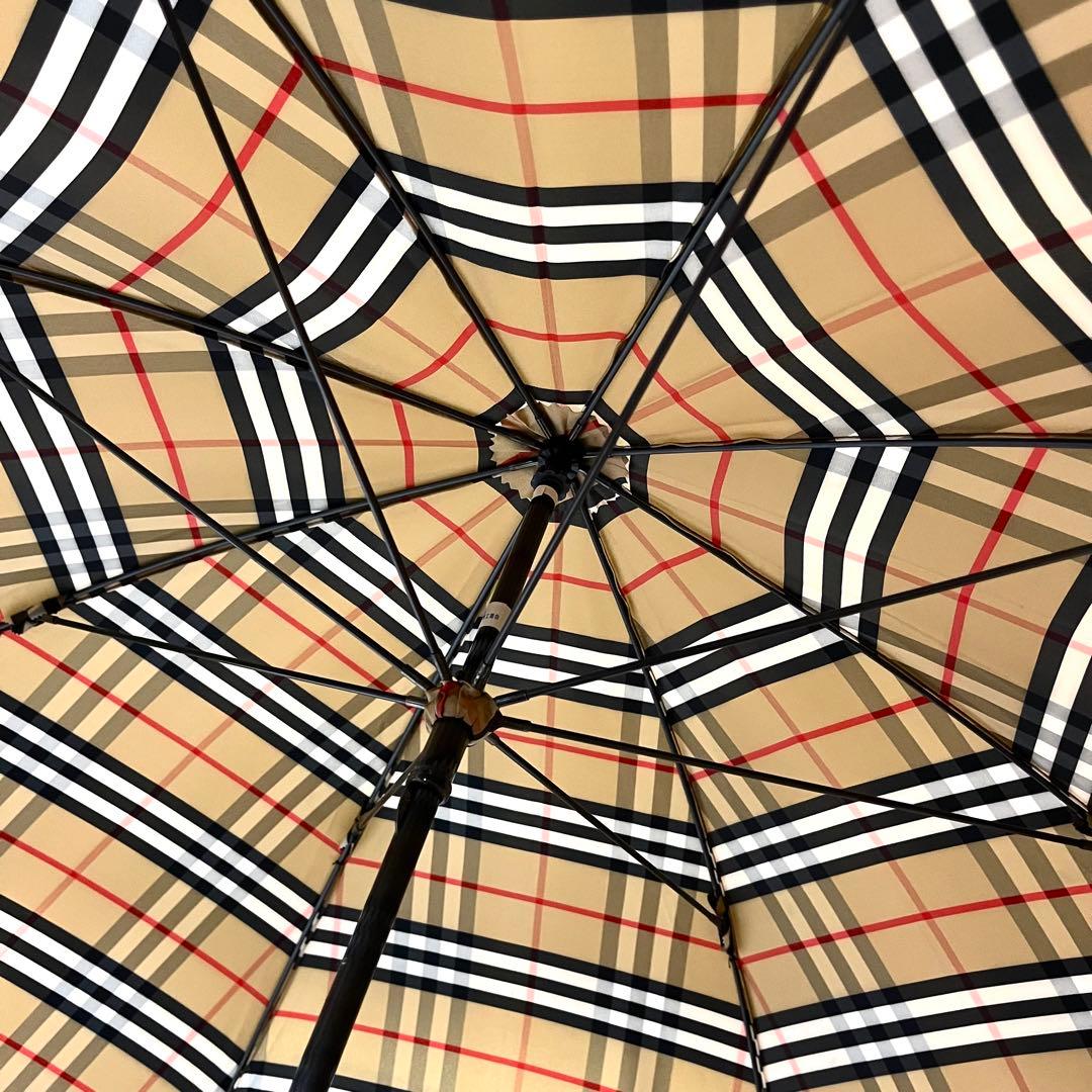 ✨美品✨Burberry バーバリー 長傘 雨傘 ノバチェック