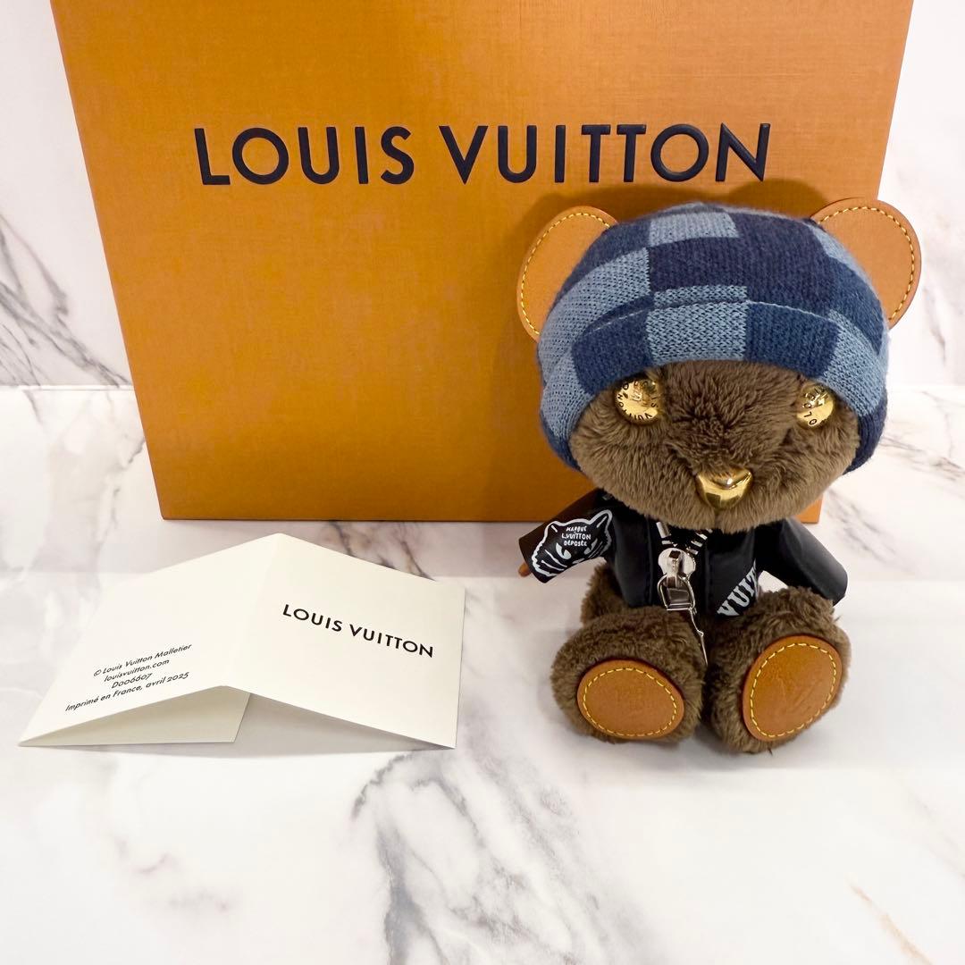 【新作即納】新品未使用 ルイヴィトン バッグチャーム・LV ルイ ベア ブルー