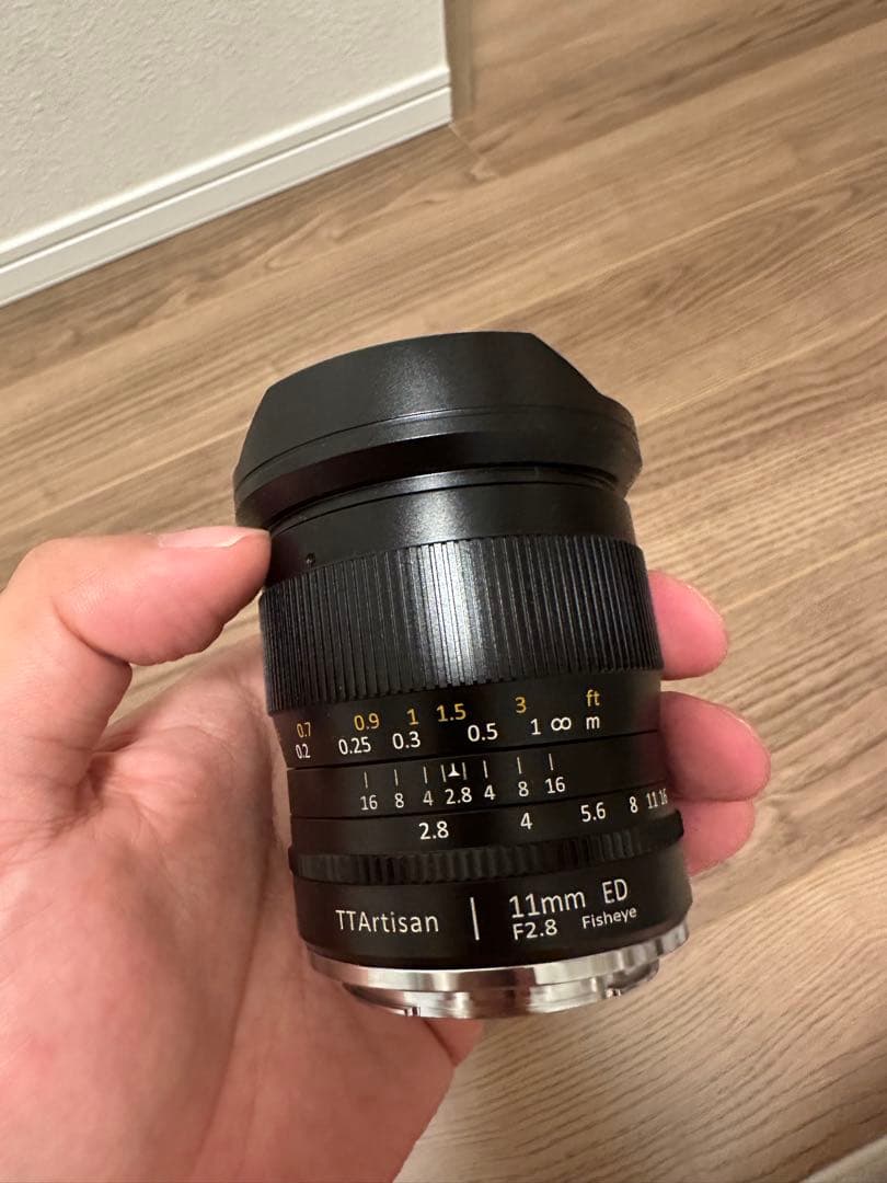 TTArtisan 11mm ED F2.8 フィッシュアイレンズ