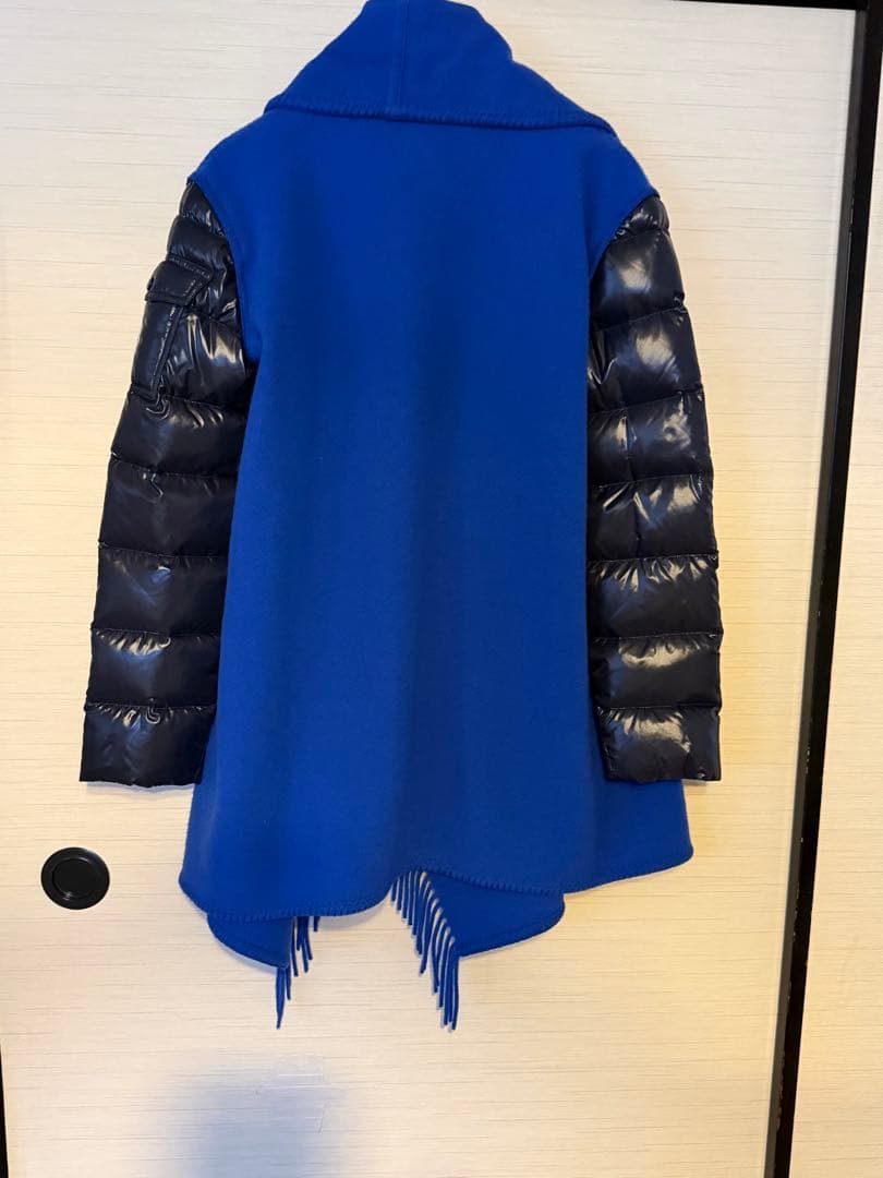 MONCLER ウールダウンコンビポンチョ・ケープコート