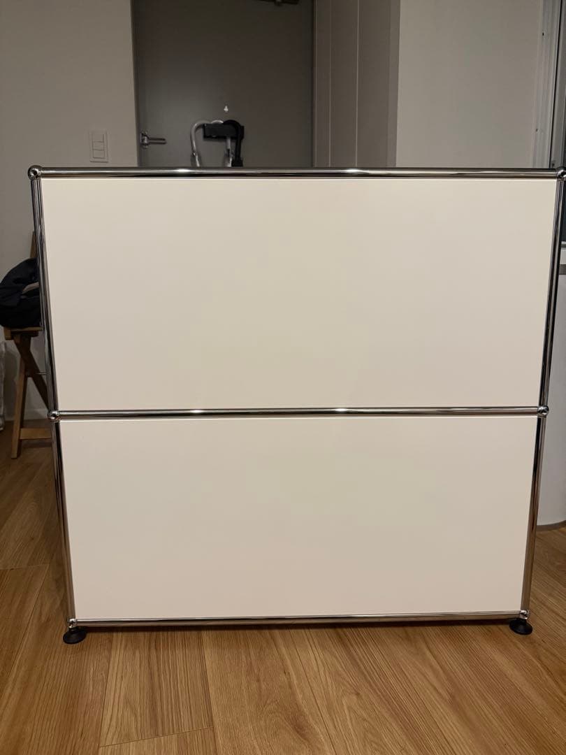 【美品】 USMハラー Haller 2段シェルフ ホワイト 即納