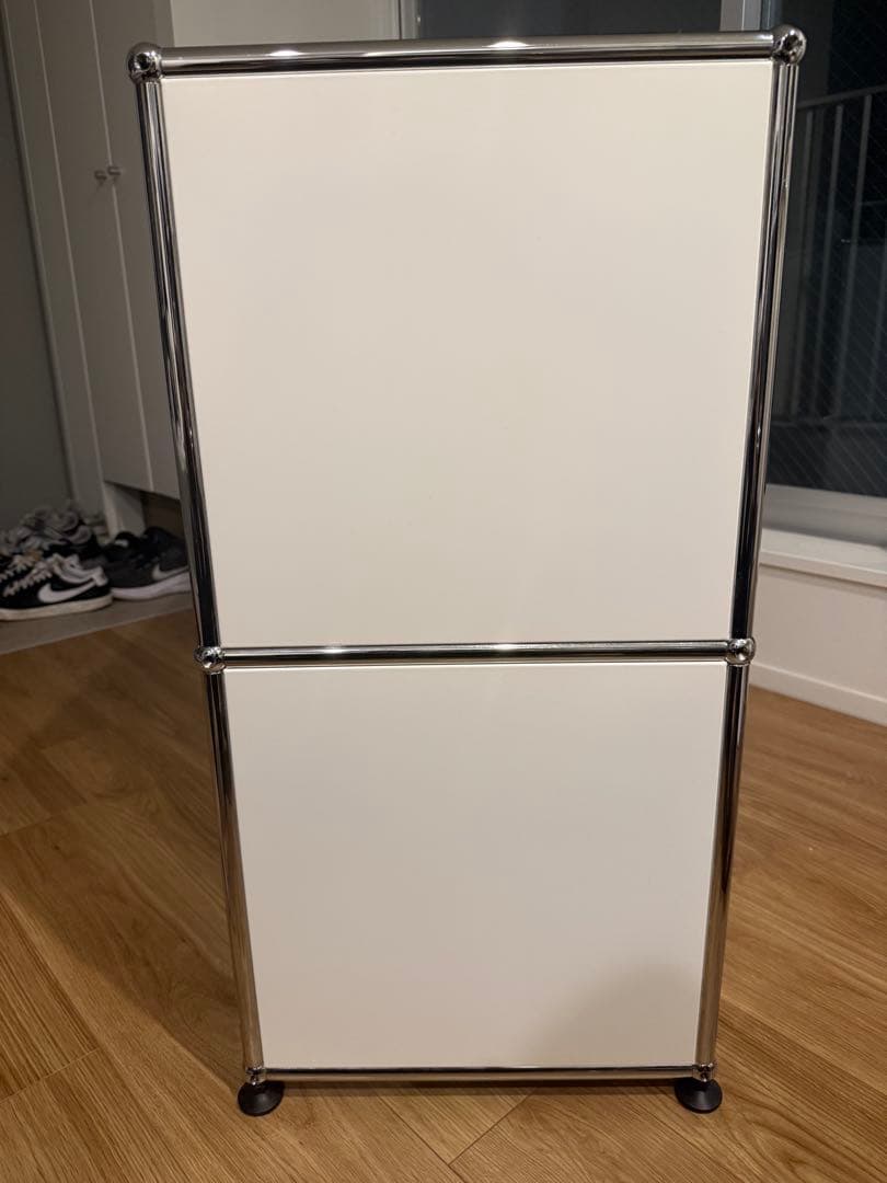 【美品】 USMハラー Haller 2段シェルフ ホワイト 即納