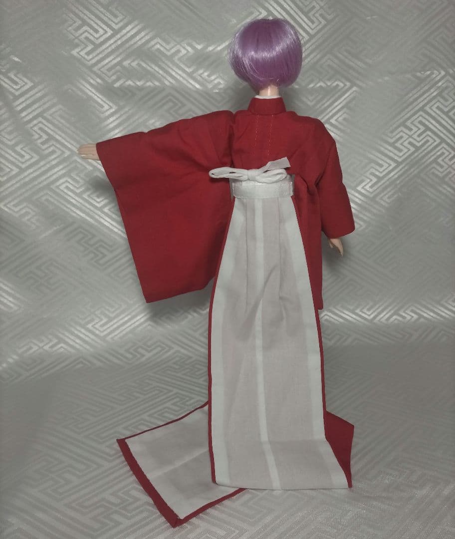 縫腋の袍(紫の束帯)/ドールサイズ