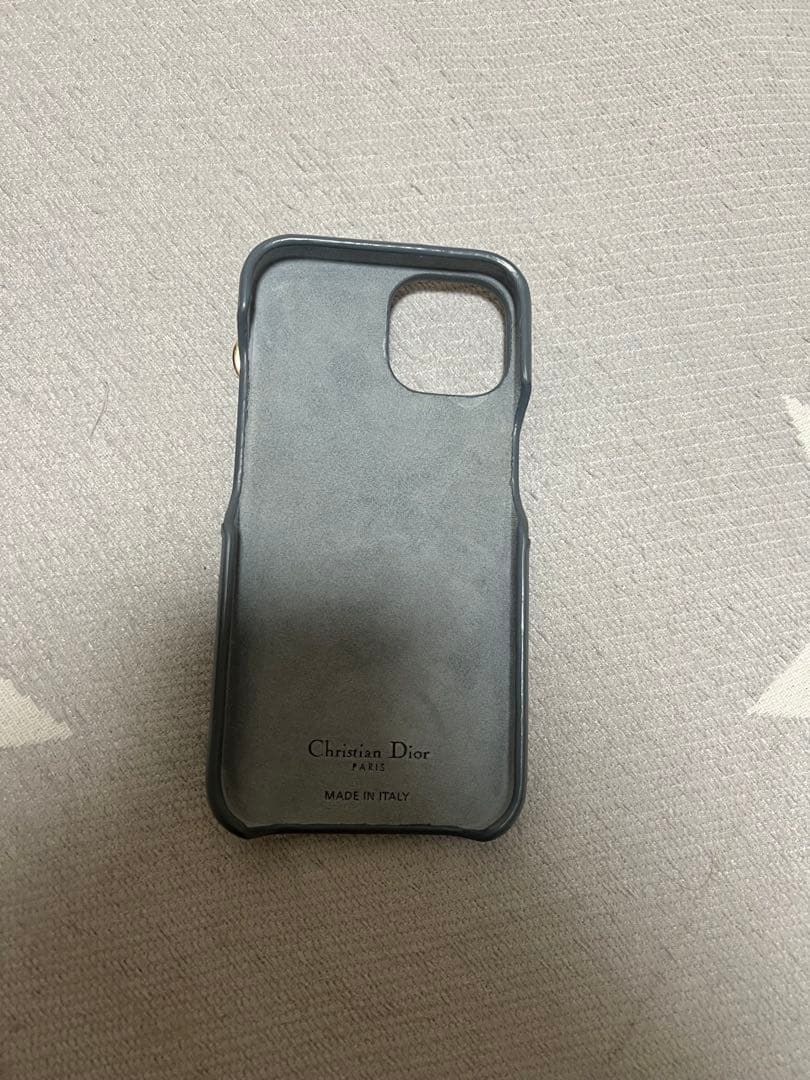 Christian Dior グレー iPhoneケース