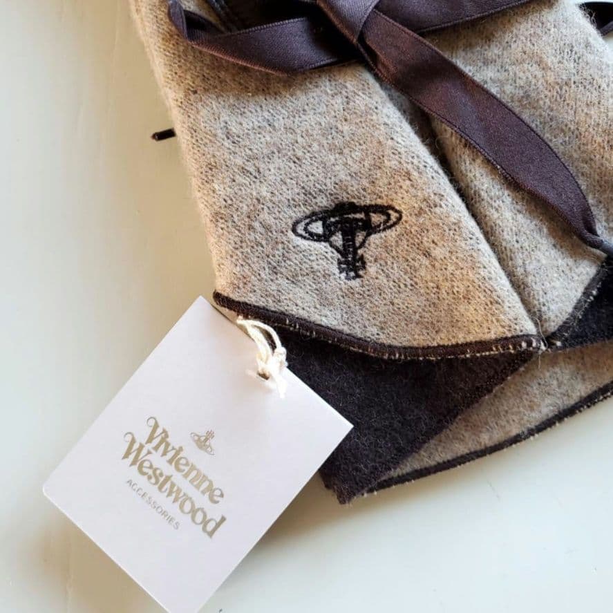 Vivienne Westwood リボン編み上げ手袋 21～22cmレディース