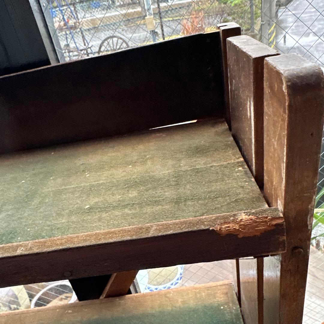 最終お値下げ‼️ヴィンテージ　本棚　木製　味があって大変おしゃれ