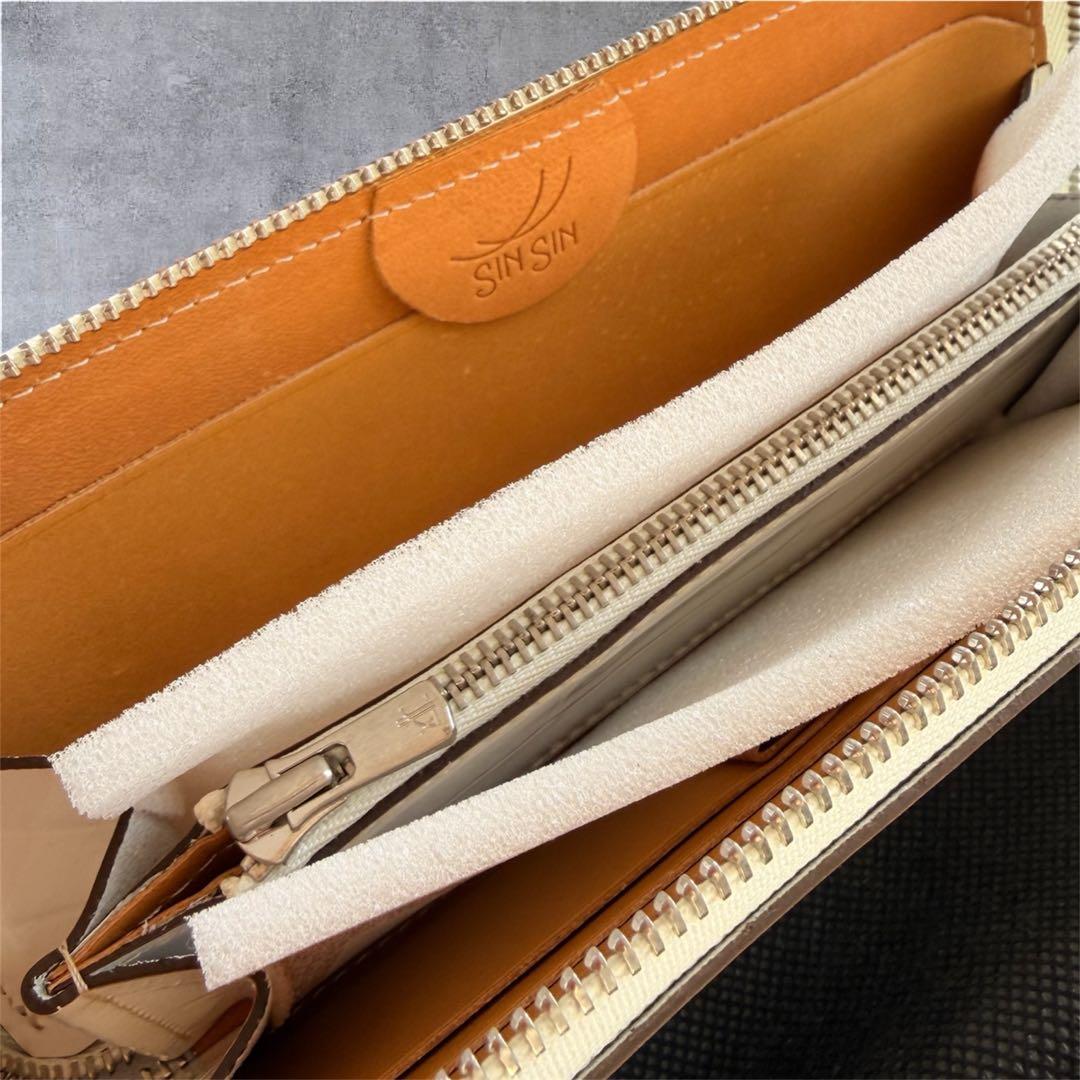 新進工房SINSIN工房 新品、未使用エナメルホワイト財布　1/22日出品取下げ