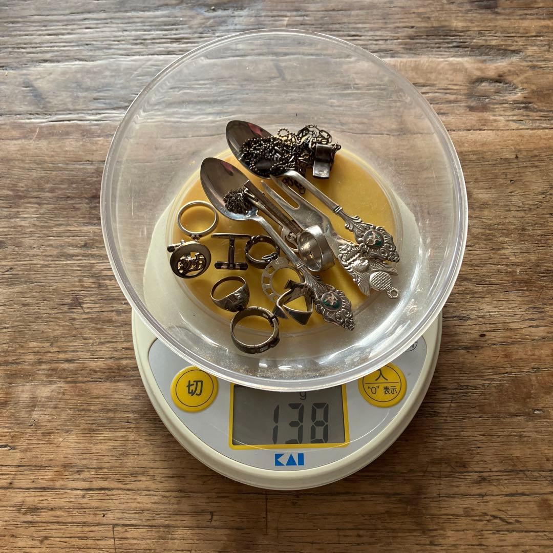 silver925 SILVER 刻印あり　まとめて138g