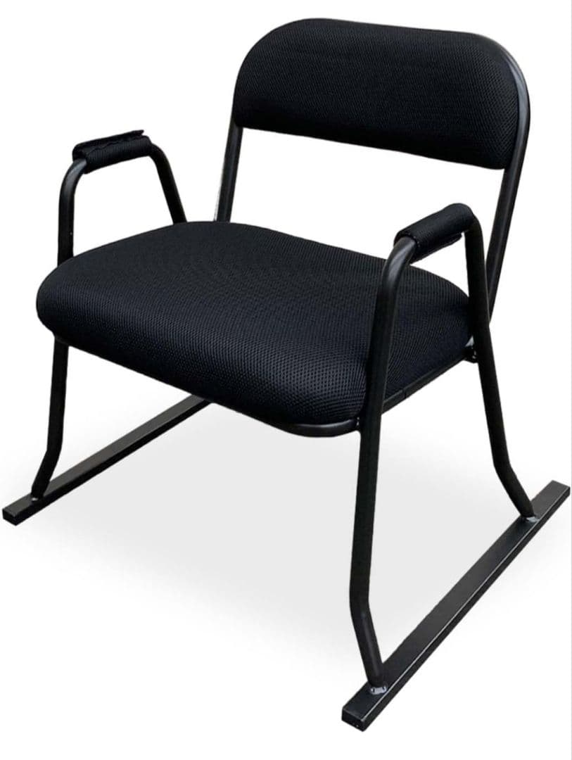 足腰に優しい肘付き座敷椅子①　STK型 高座椅子 4台入 ブラック