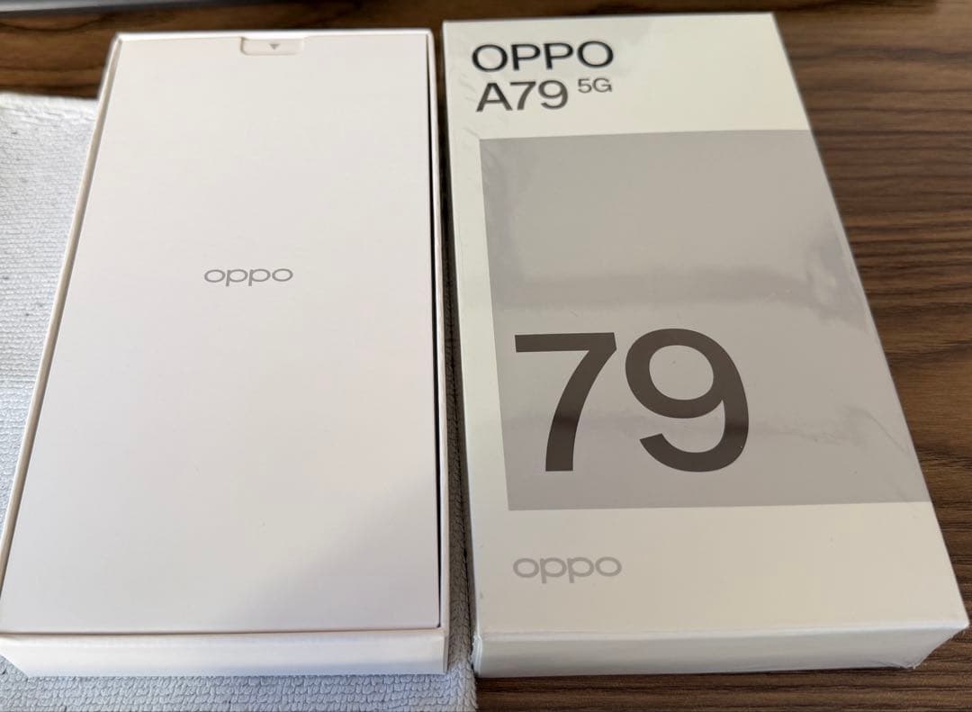 【中古美品】OPPO A79 5G グローグリーン【A303OP】※2/2まで