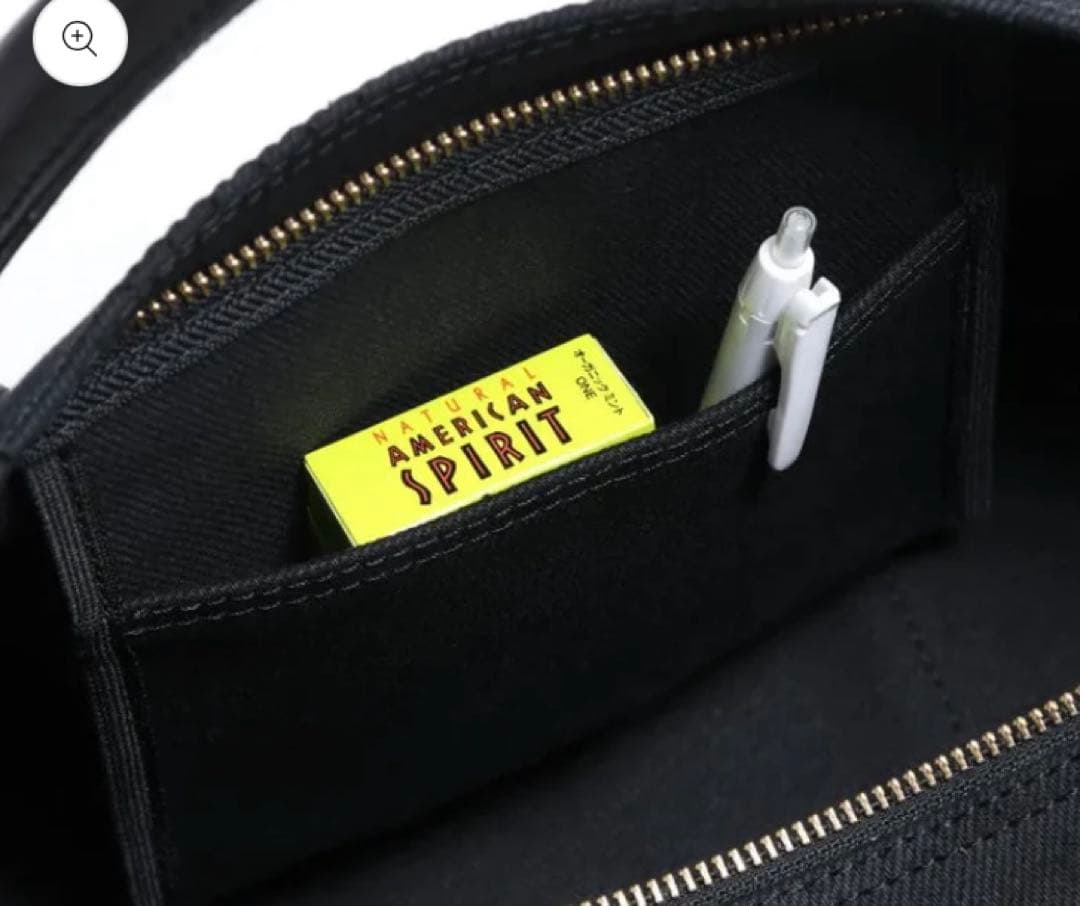 21oz 黒鎧デニムダッフルバッグ