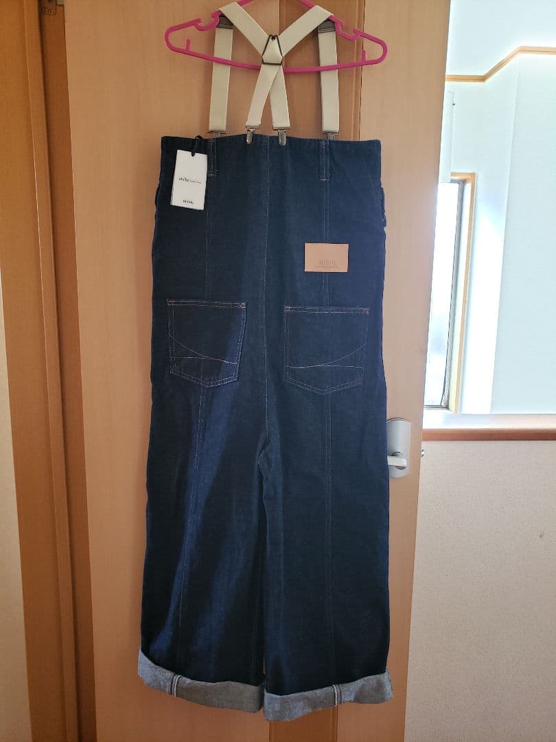 atelier サムシング ワイドサスペンダーサロペットM新品