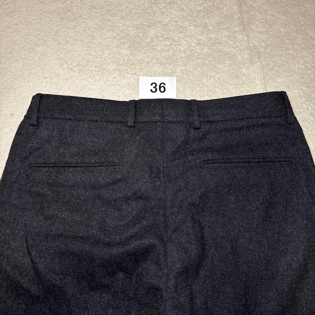 36 美品　ジャブスアルキヴィオ　スラックス　ウール　48 ツイード　グレー