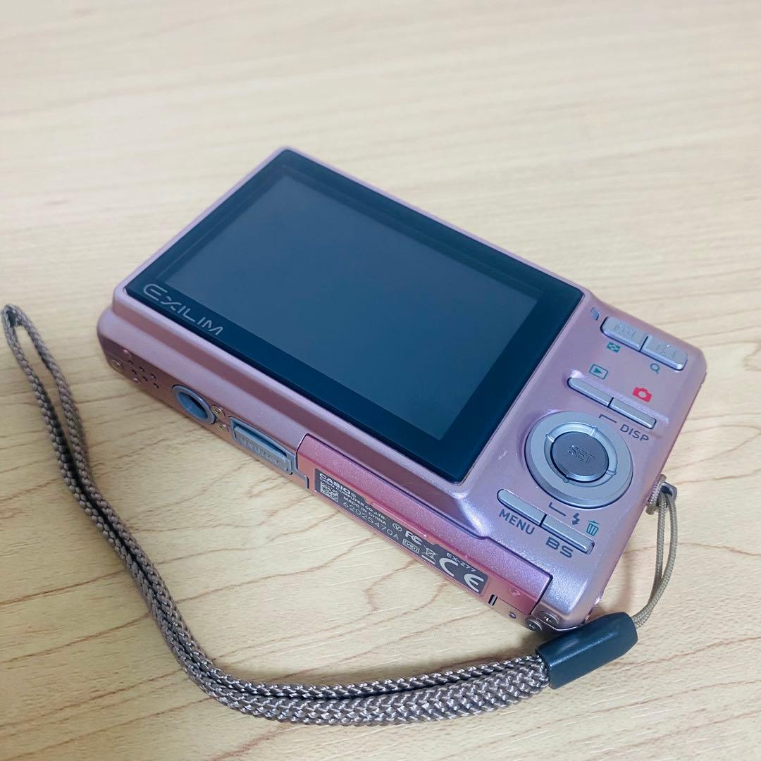 【美品】CASIO カシオ　EXILIM EX-Z77 ピンク デジカメ