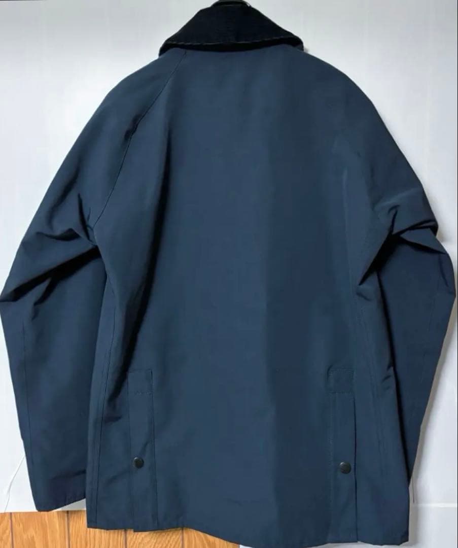 ニ*ク様 Barbour bedale SL ネイビー ノンオイル　non wa