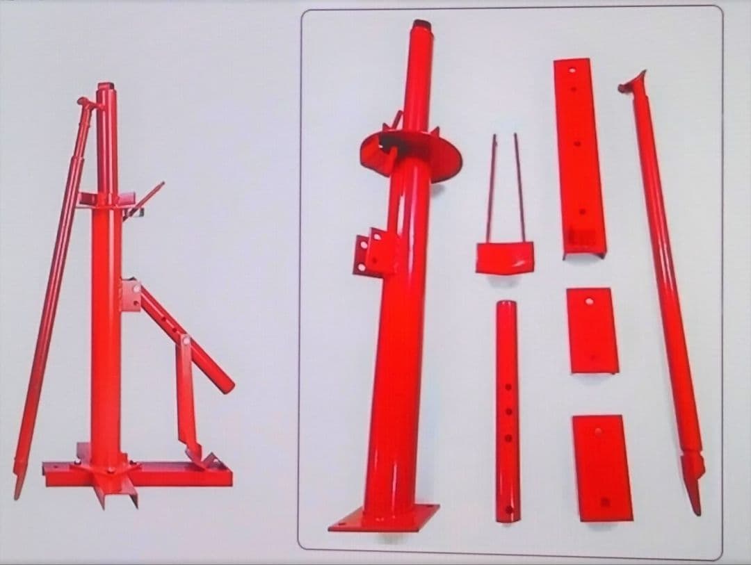 タイヤチェンジャーをギアレンチ仕様に変更するためのマウントヘッド取付金物＋台座