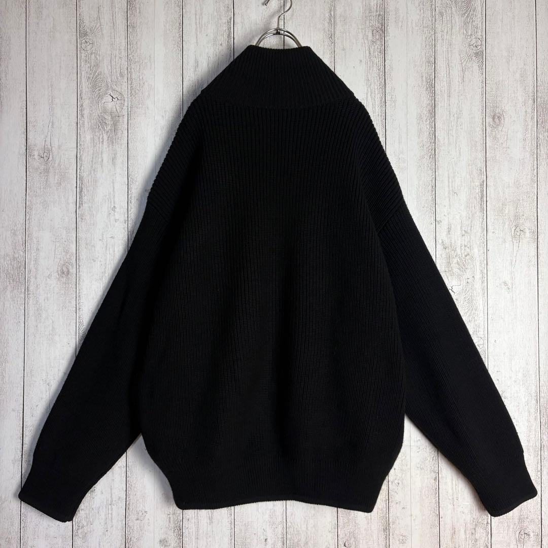 【人気デザイン】シュタイン☆ドライバーズニット オーバーサイズ stein 黒色