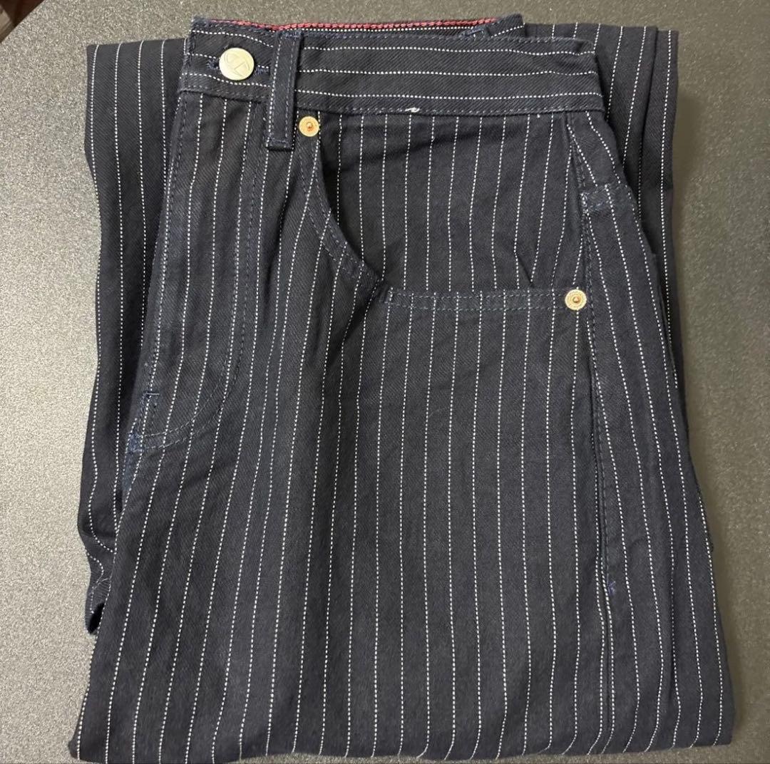 CHAMPION X ZARA ストライプ バギーフィットジーンズ　EU36 ②