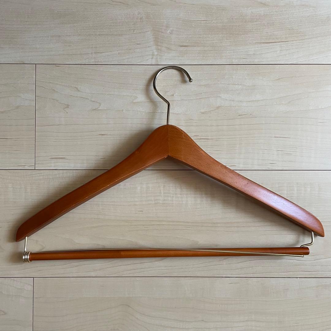 【非売品】ポロ ラルフローレン 　木製ハンガー　4本セット　パンツ　スラックス